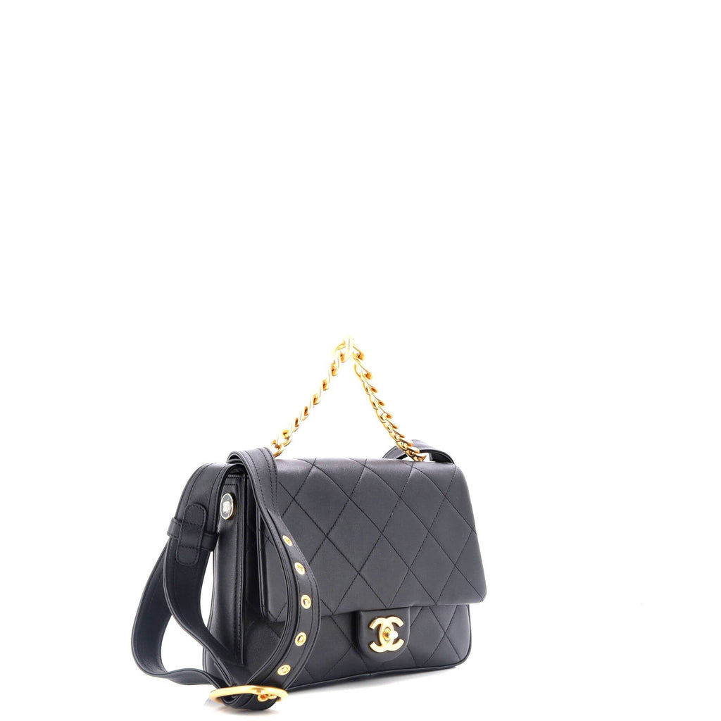 Chanel Easy Mood Flap Bag Quilted Calfskin Medium