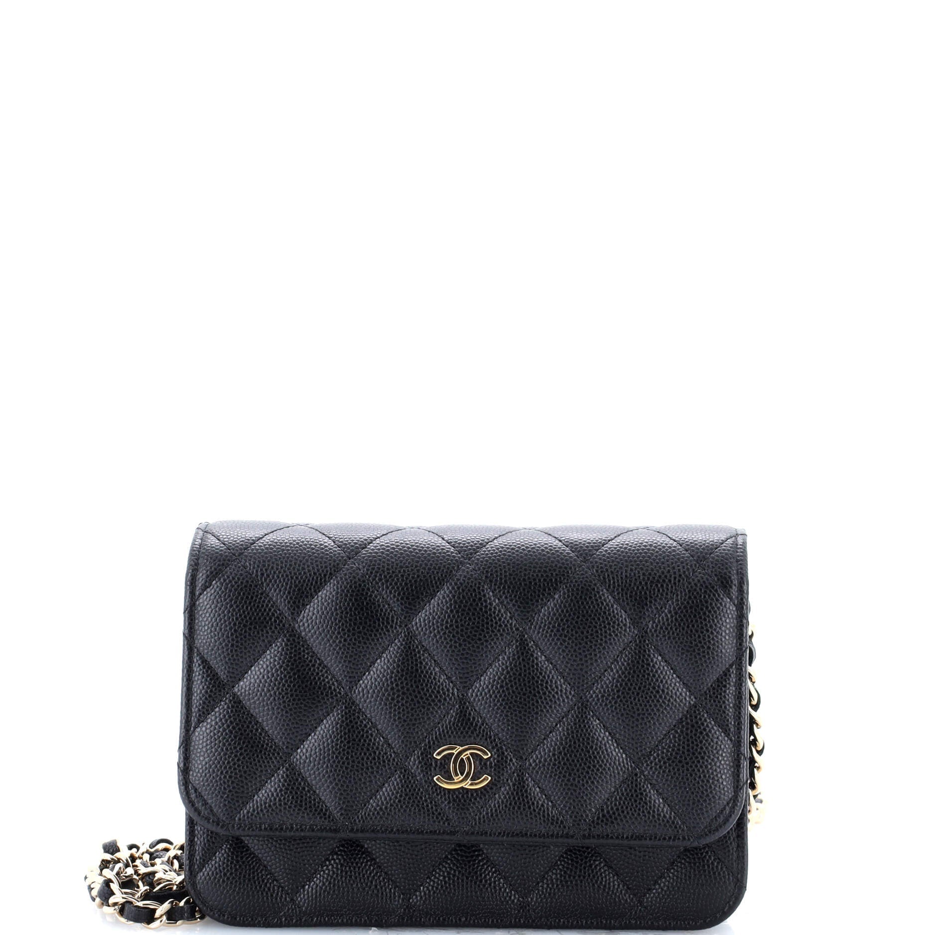 Chanel Wallet on Chain Quilted Caviar Mini