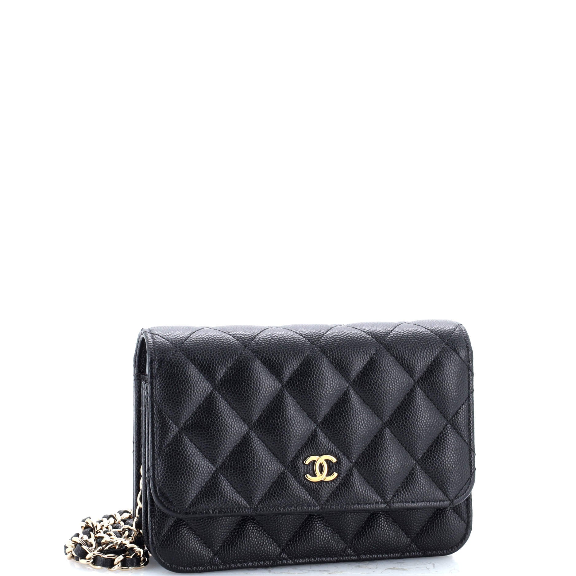 Chanel Wallet on Chain Quilted Caviar Mini