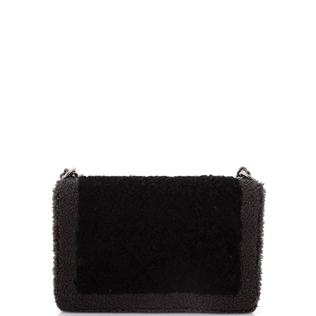 Chanel Boy Flap Bag Shearling New Medium