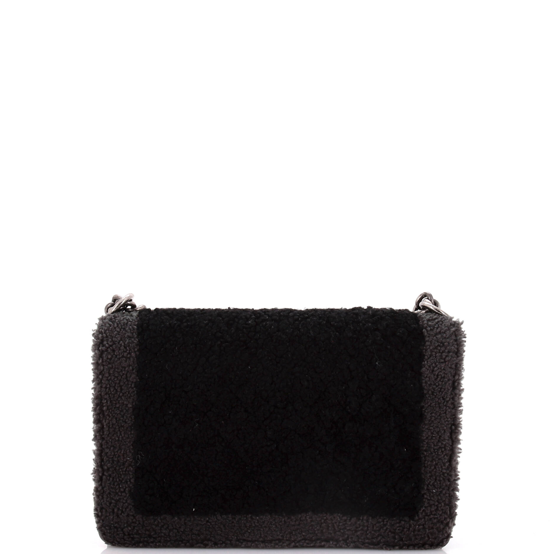 Chanel Boy Flap Bag Shearling New Medium