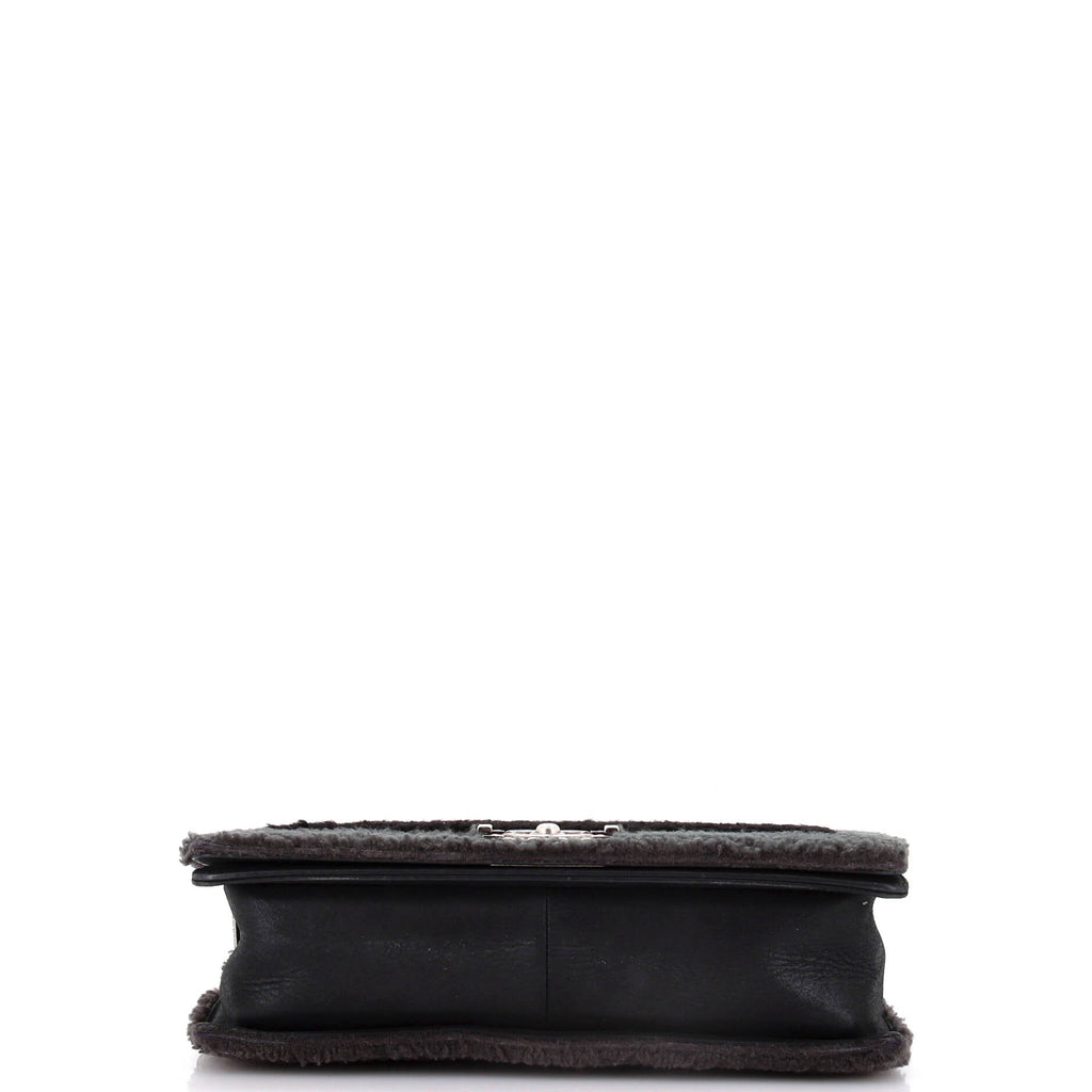 Chanel Boy Flap Bag Shearling New Medium