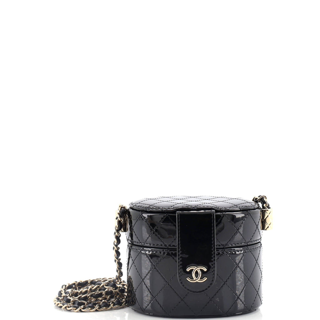Chanel CC Allure Vanity Case with Chain Quilted  Mini