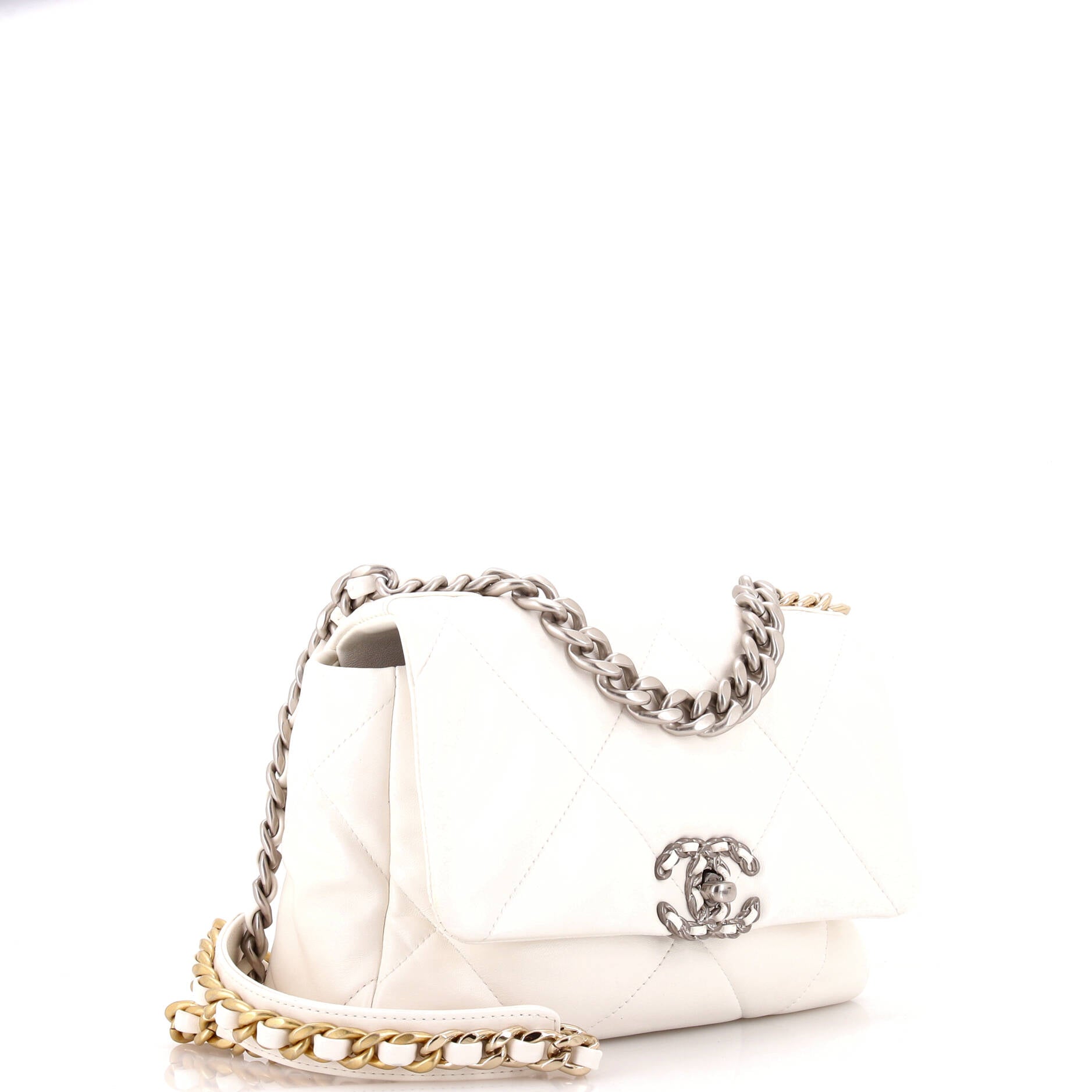 Chanel 19 Flap Bag Quilted Leather Medium