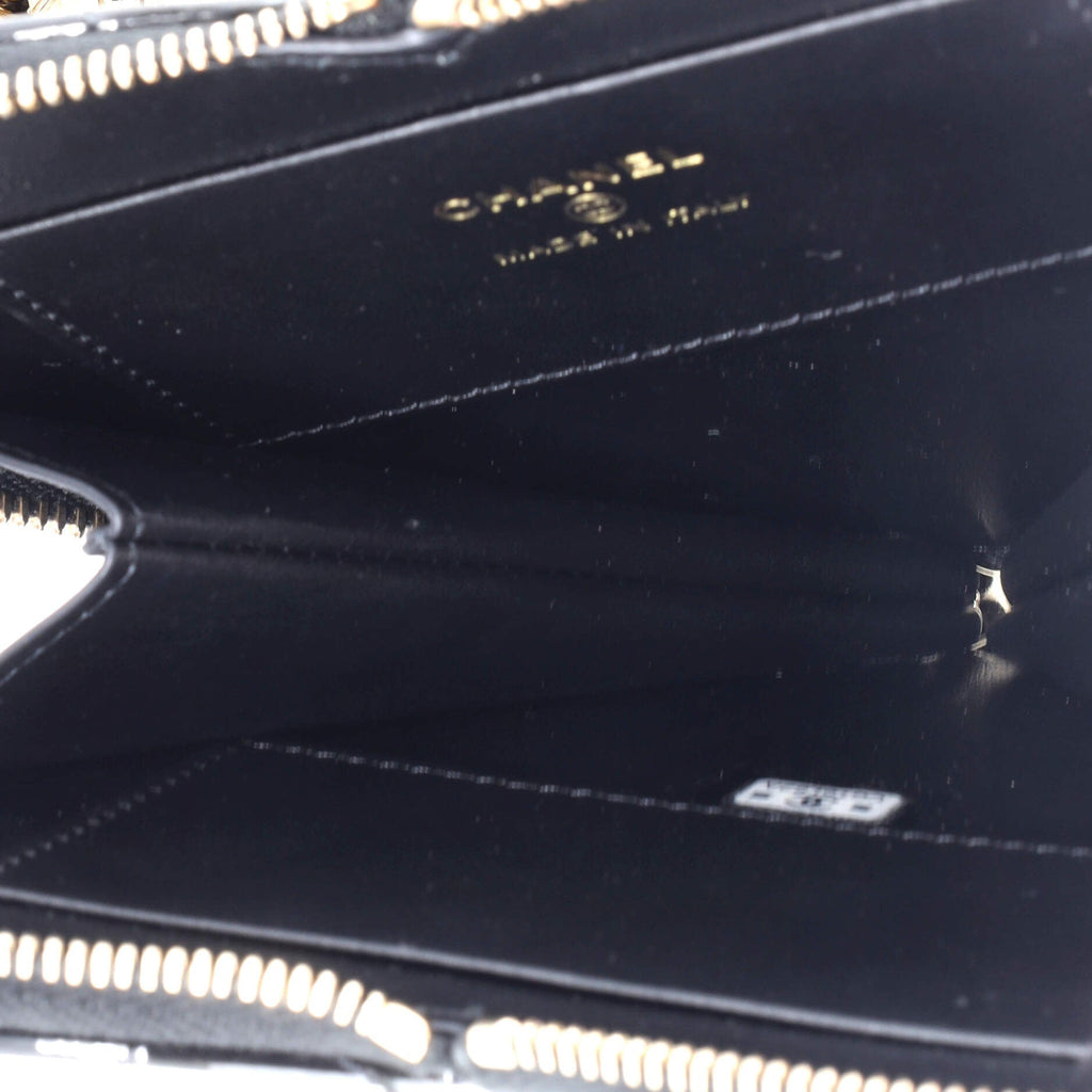 Chanel Double Heart Clutch with Chain Quilted