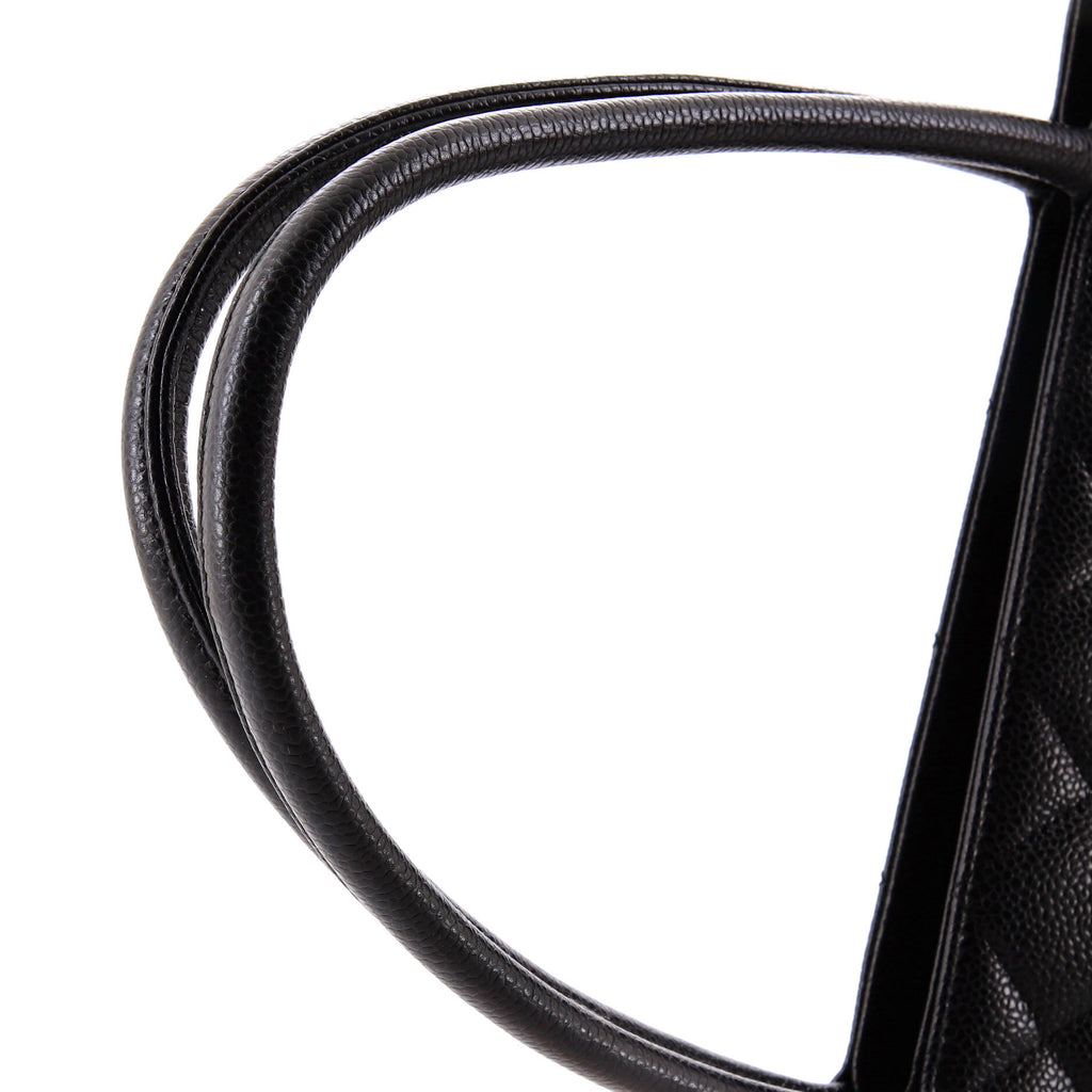 Chanel Medallion Tote Quilted Caviar