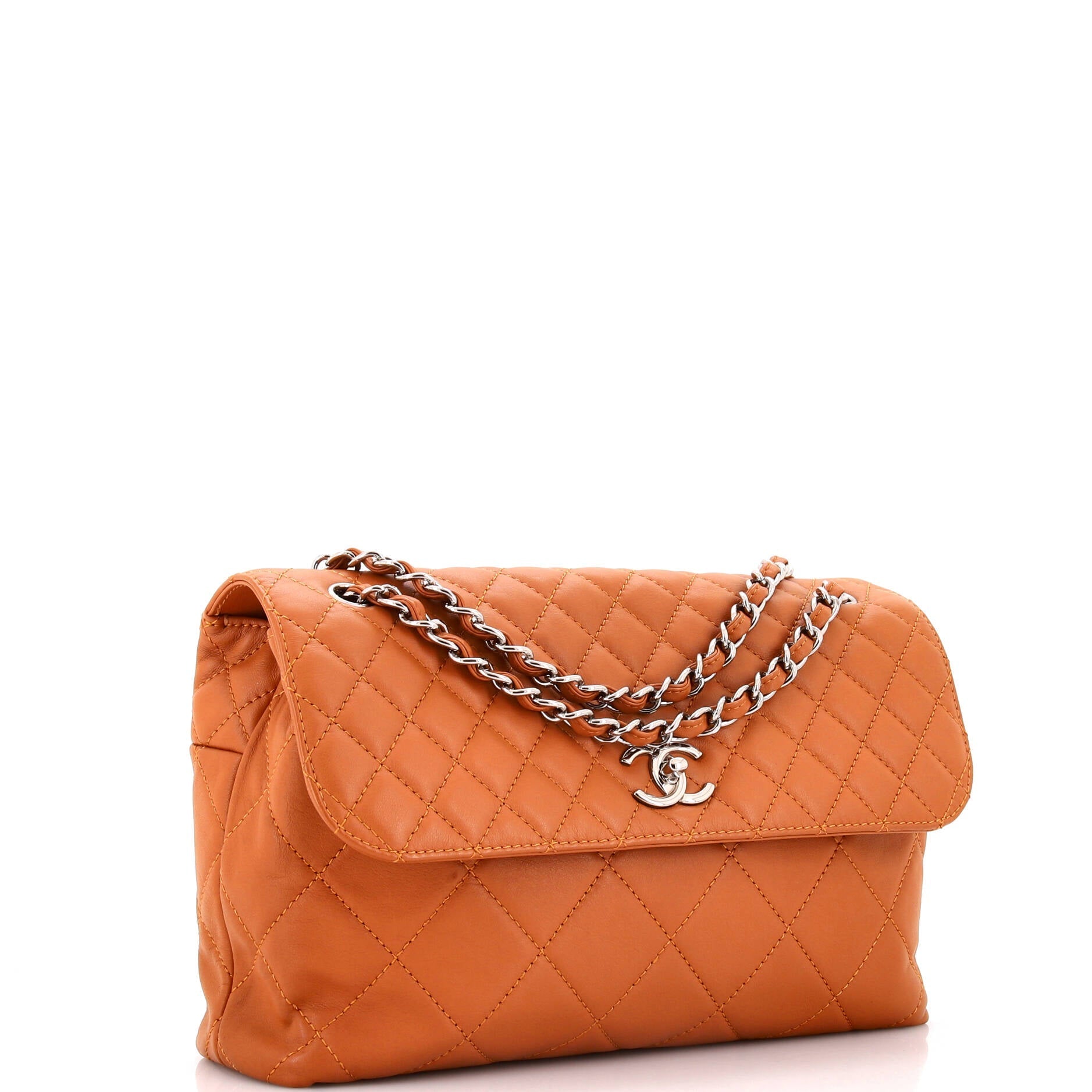 Chanel In The Business Flap Bag Quilted Calfskin Maxi