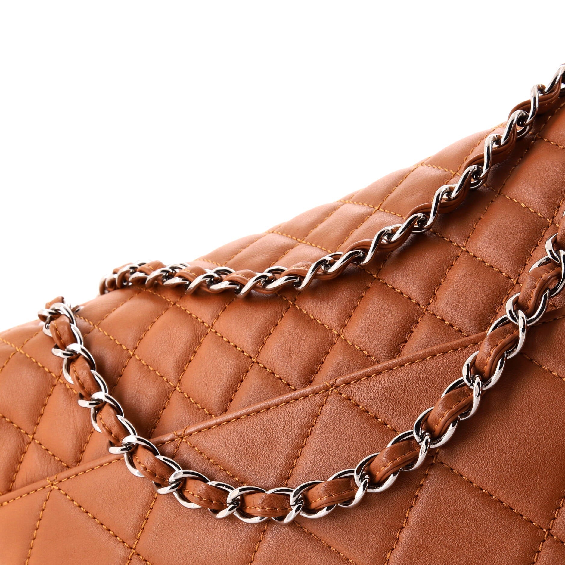 Chanel In The Business Flap Bag Quilted Calfskin Maxi