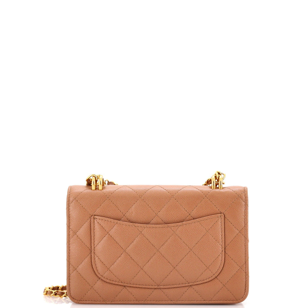 Chanel Coco First Wallet on Chain Quilted Caviar