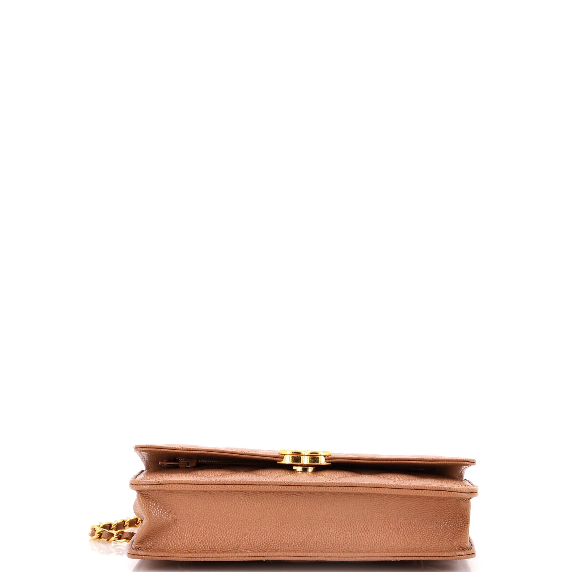 Chanel Coco First Wallet on Chain Quilted Caviar