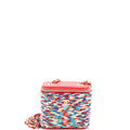 Chanel Classic Vanity Case with Chain Multicolor Embroidered Thread Mini