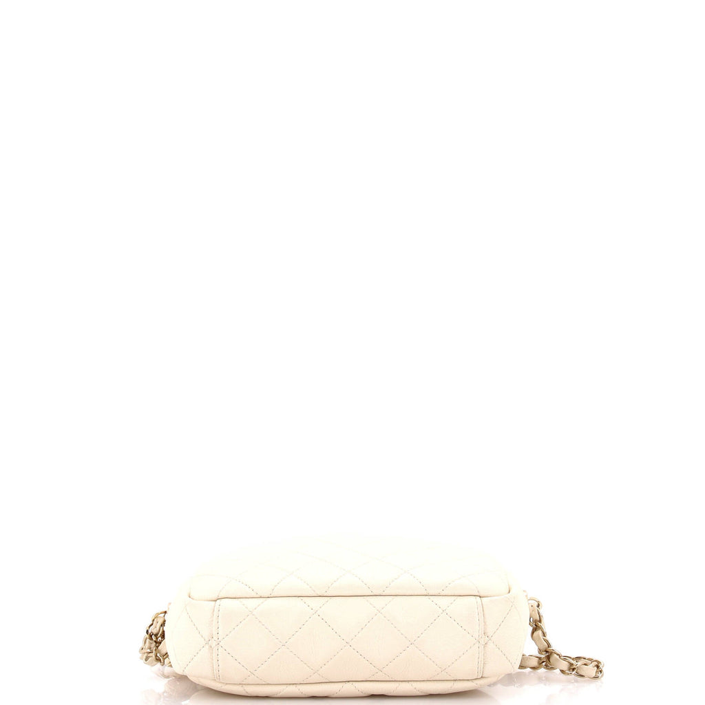 Chanel Coco Tassel Camera Case Quilted Caviar Medium