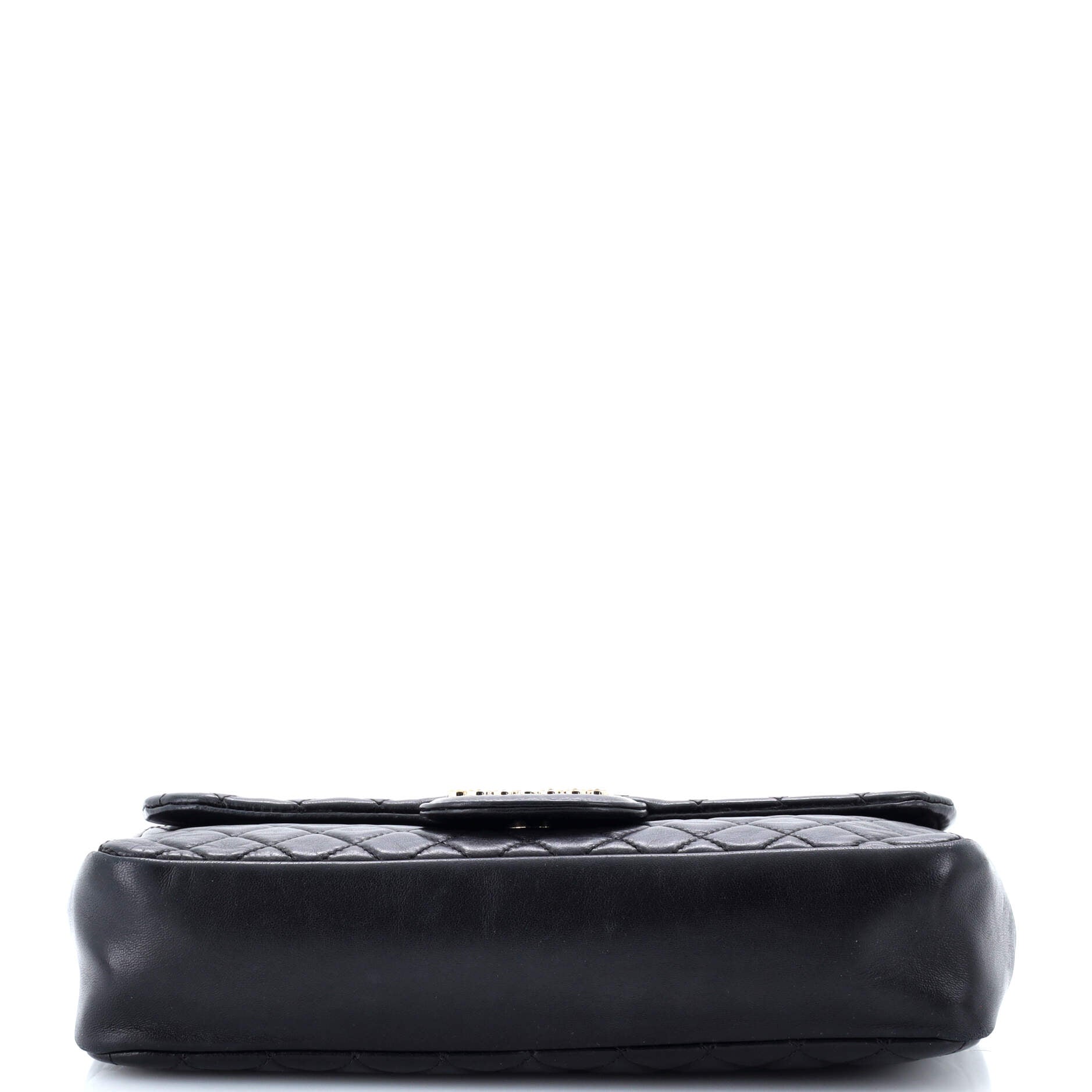 Chanel Westminster Pearl Chain Flap Bag Quilted Lambskin Medium