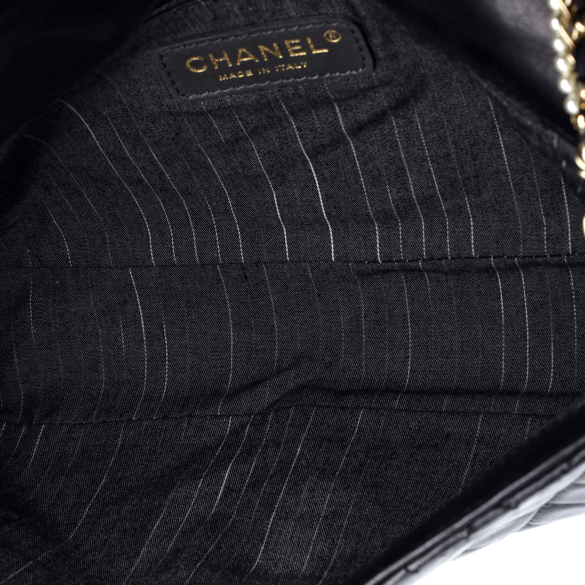 Chanel Westminster Pearl Chain Flap Bag Quilted Lambskin Medium
