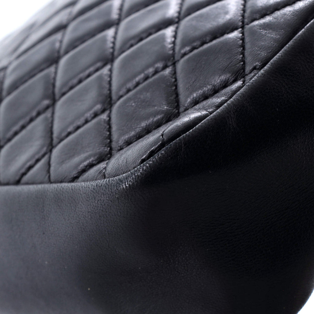 Chanel Westminster Pearl Chain Flap Bag Quilted Lambskin Medium