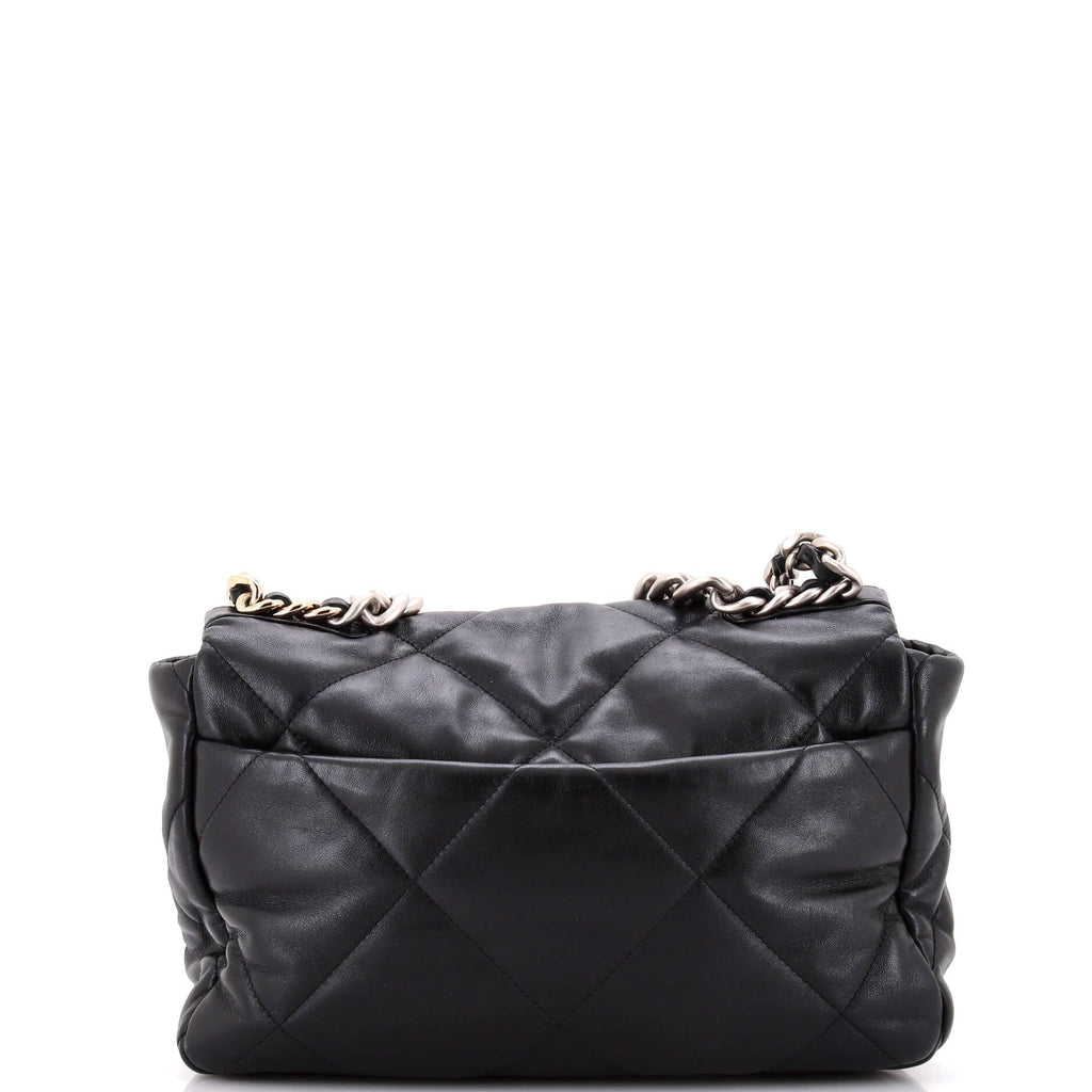 Chanel 19 Flap Bag Quilted Leather Large