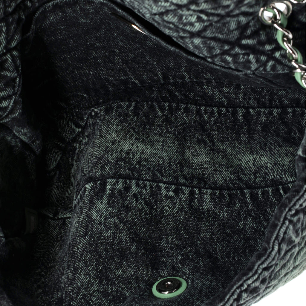 Chanel Denimpression Flap Bag Quilted Distressed Denim Medium