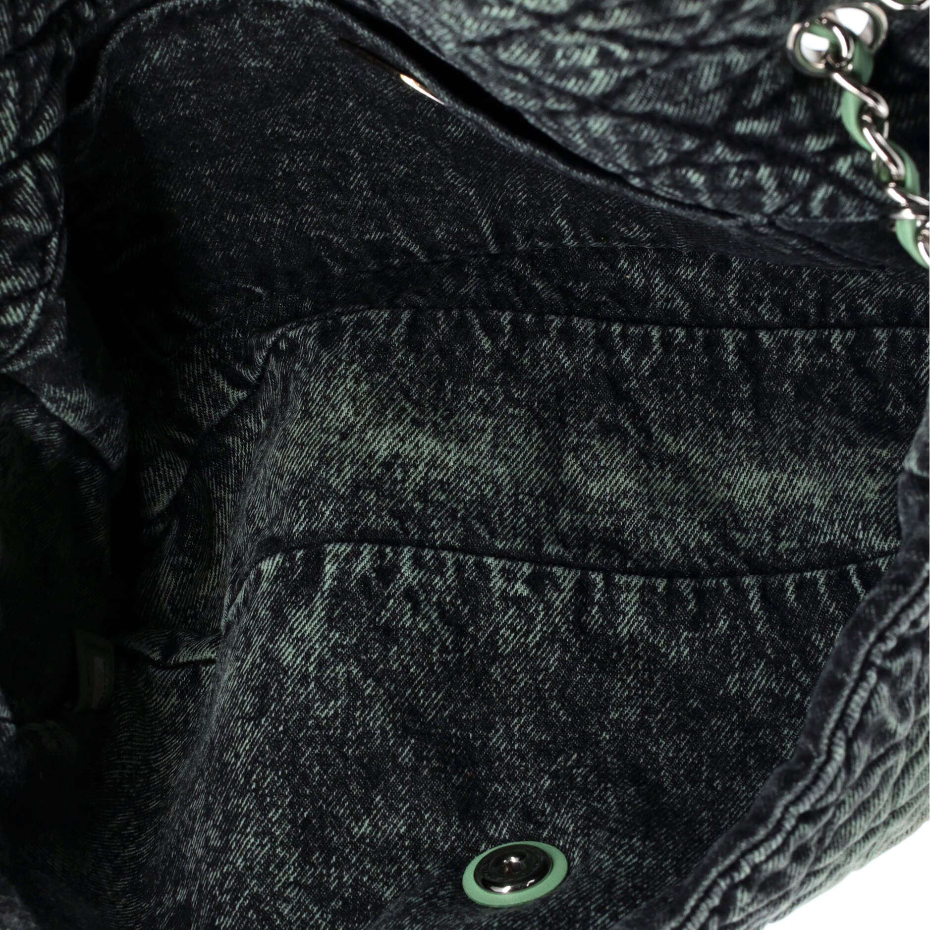 Chanel Denimpression Flap Bag Quilted Distressed Denim Medium