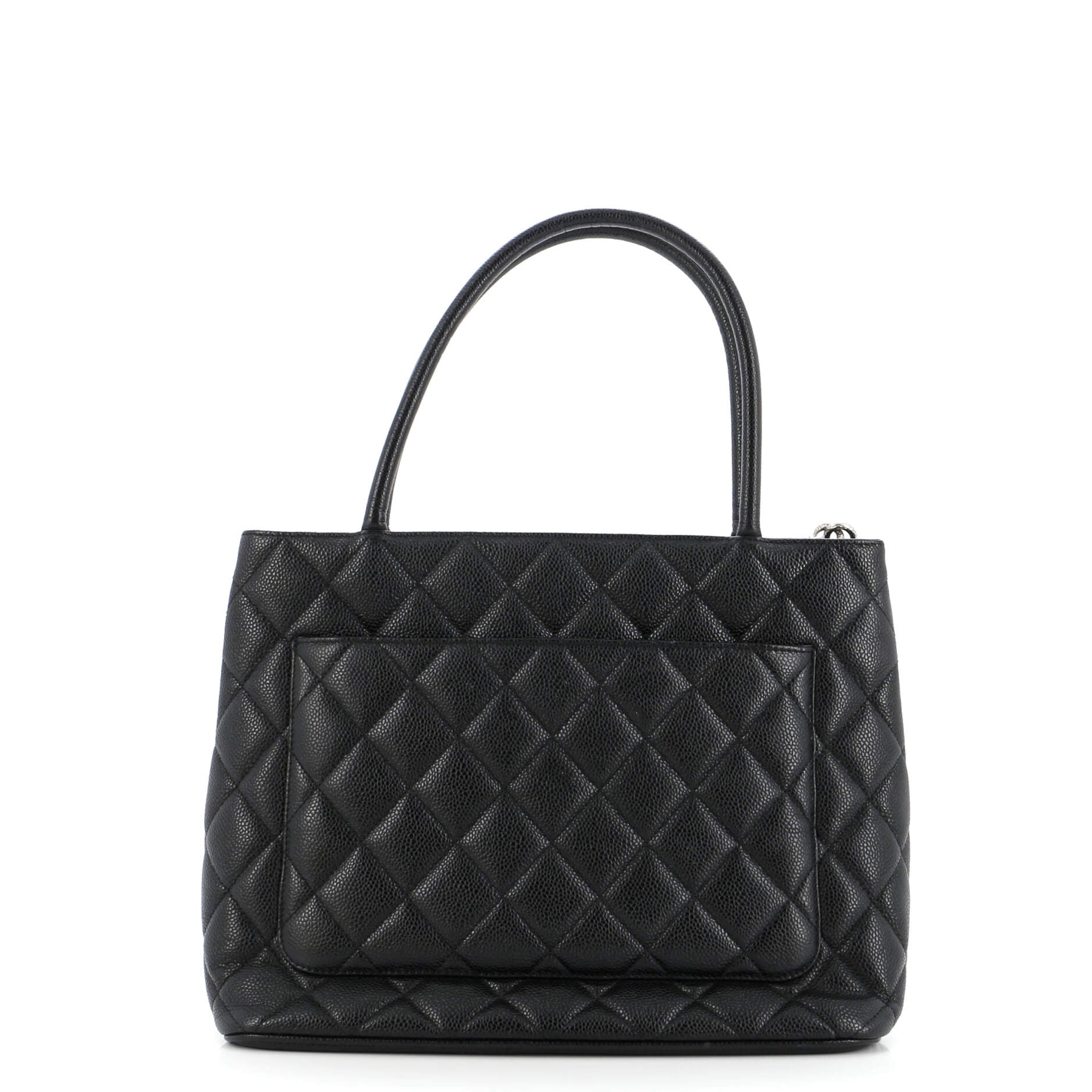 Chanel Medallion Tote Quilted Caviar