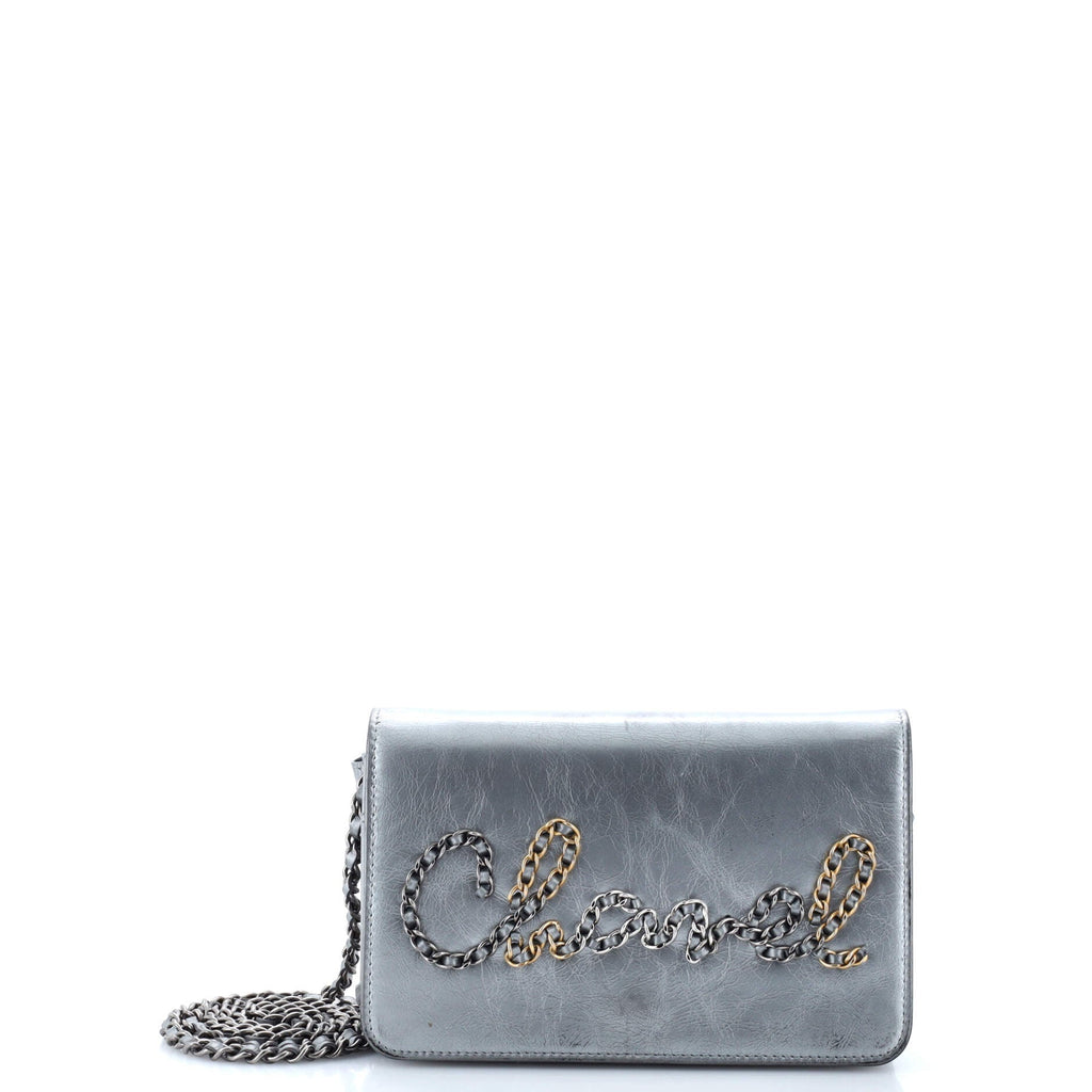 Chanel Chain Signe Wallet on Chain Calfskin