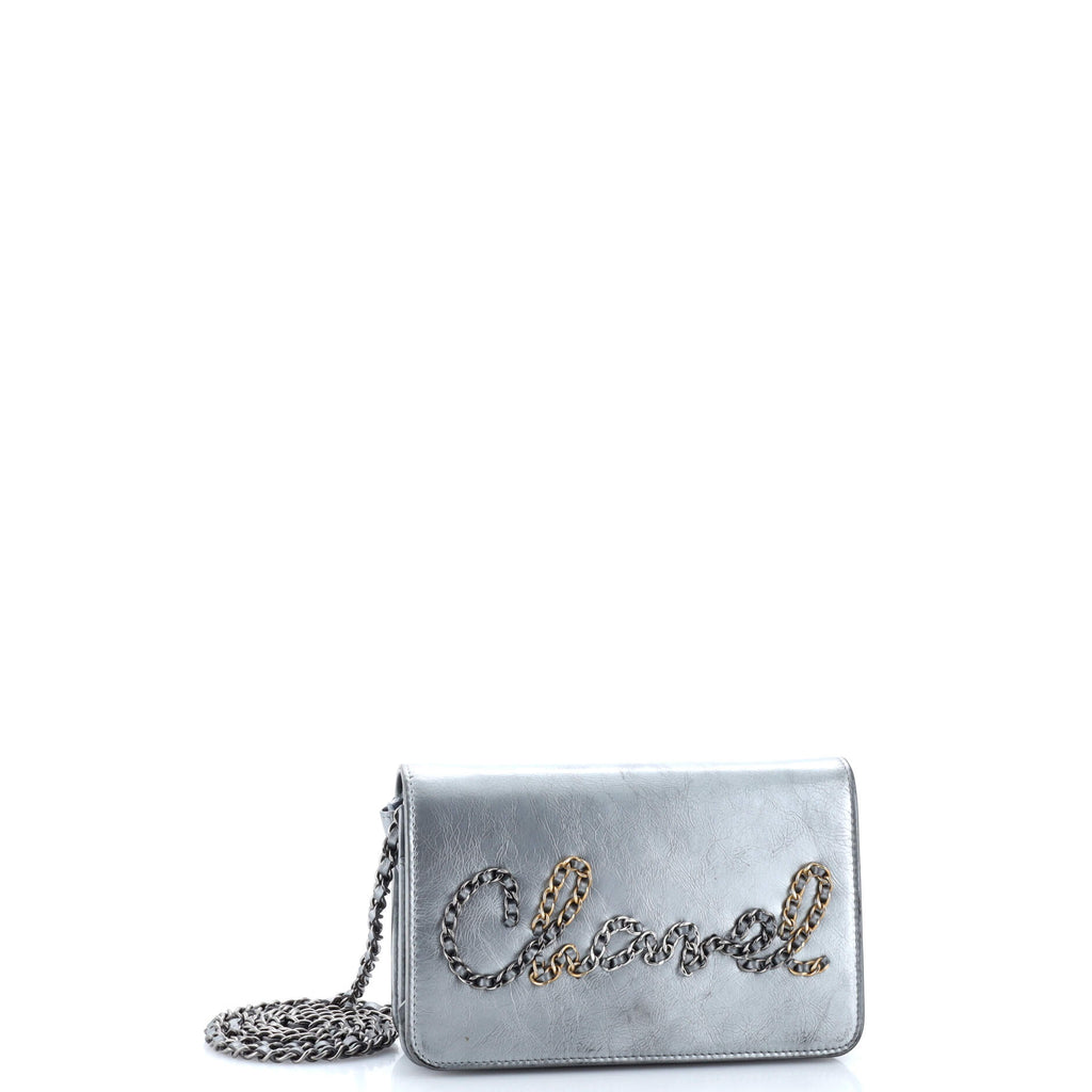 Chanel Chain Signe Wallet on Chain Calfskin