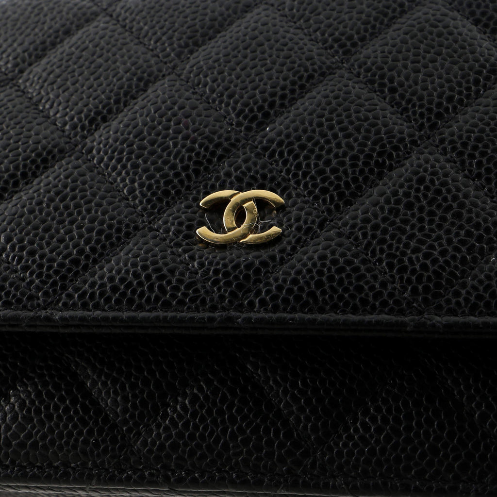 Chanel Wallet on Chain Quilted Caviar