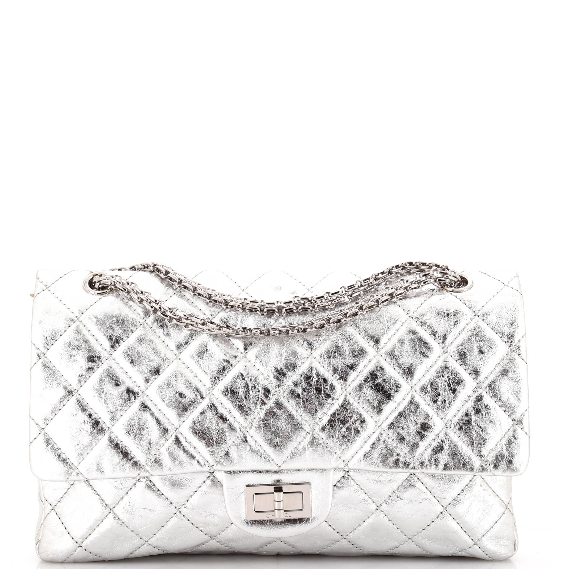 Chanel Reissue 2.55 Flap Bag Quilted Metallic Aged Calfskin 227