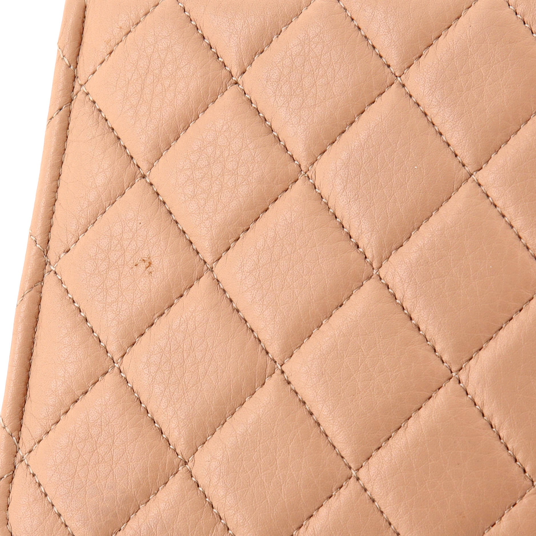 Chanel Archi Chic Square Wallet on Chain Quilted Grained Calfskin