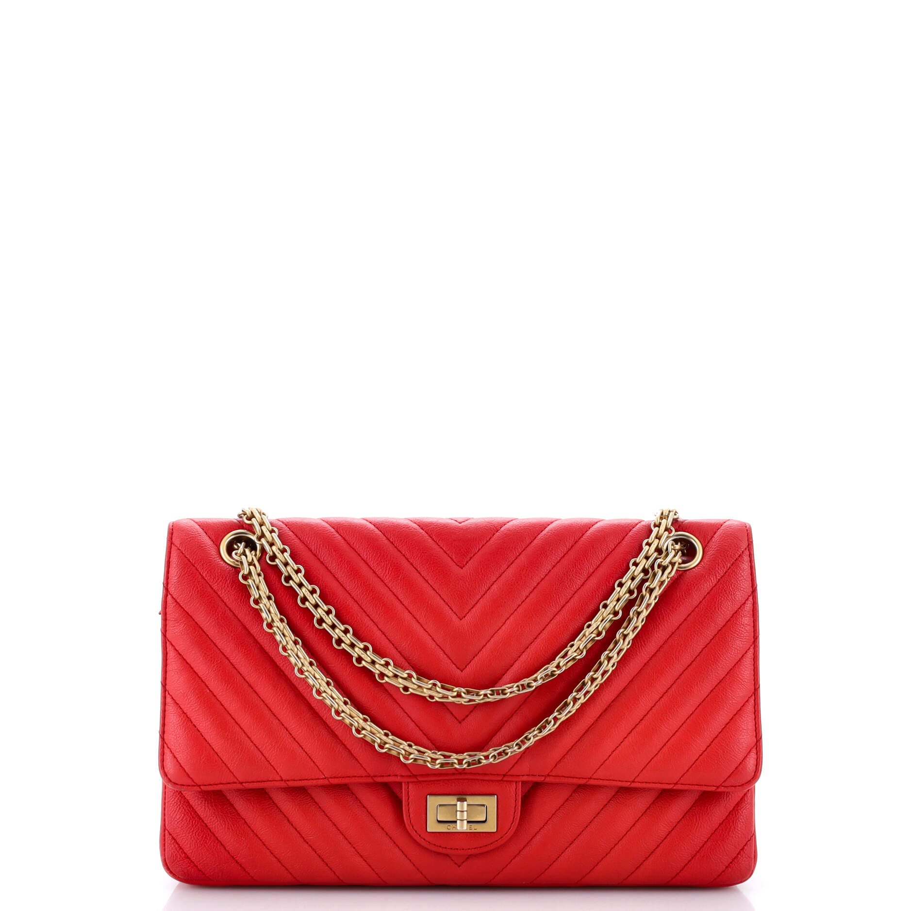 Chanel Reissue 2.55 Flap Bag Chevron Sheepskin 226