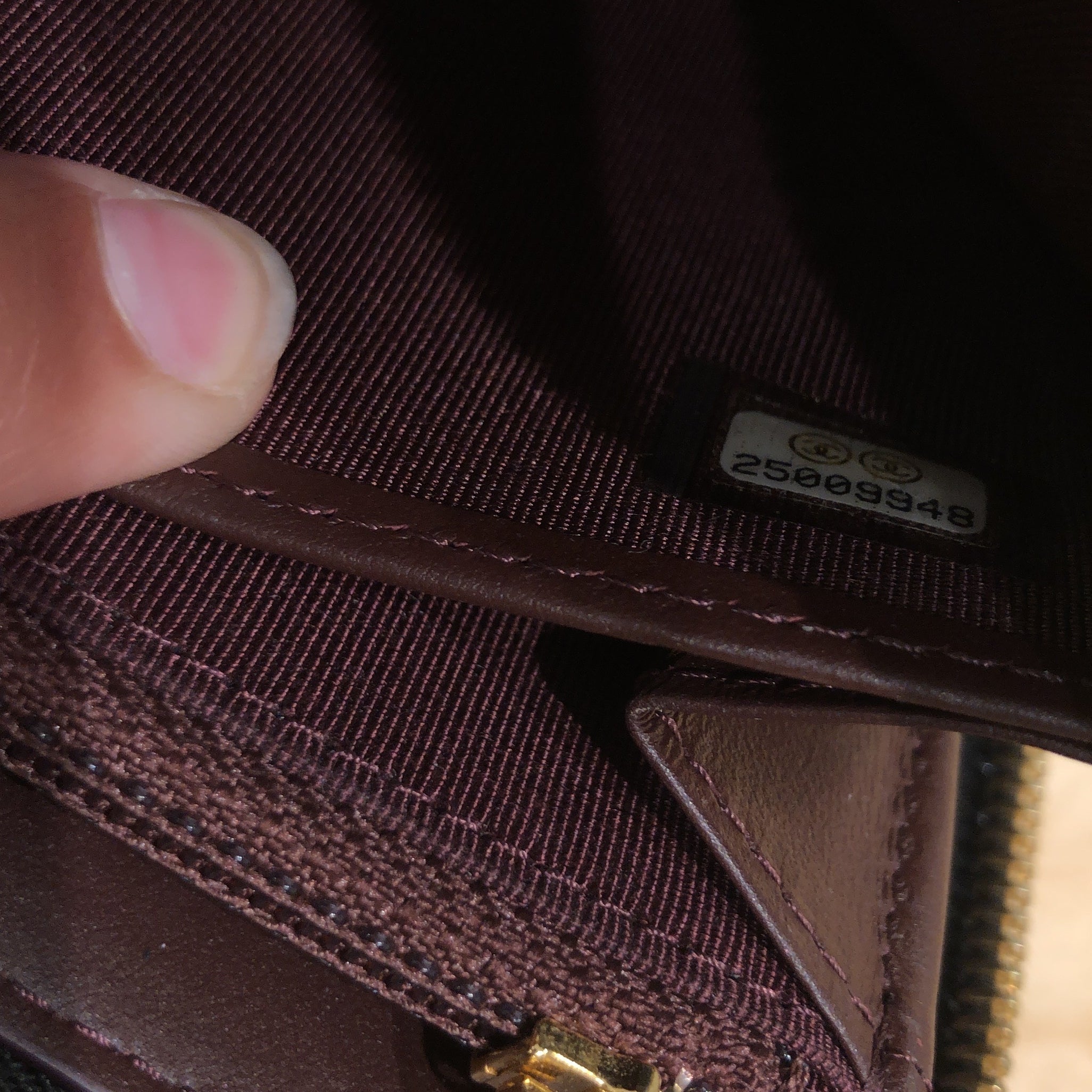 Chanel Zip Around Wallet Quilted Caviar Long