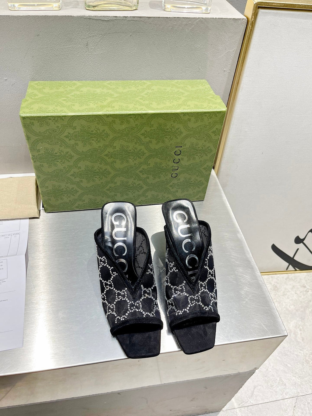 New 1:1 rep Gucci HIGH HEELS 043