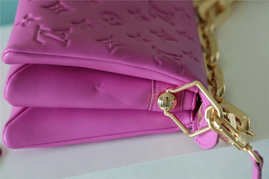 Louis Vuitton Coussin Monogram Orchidee Purple For Women, WomenÃƒÂ¢Ã¢â€šÂ¬Ã¢â€žÂ¢s Bags, Shoulder And Crossbody Bags 8.3in/21cm Louis Vuitton M59396