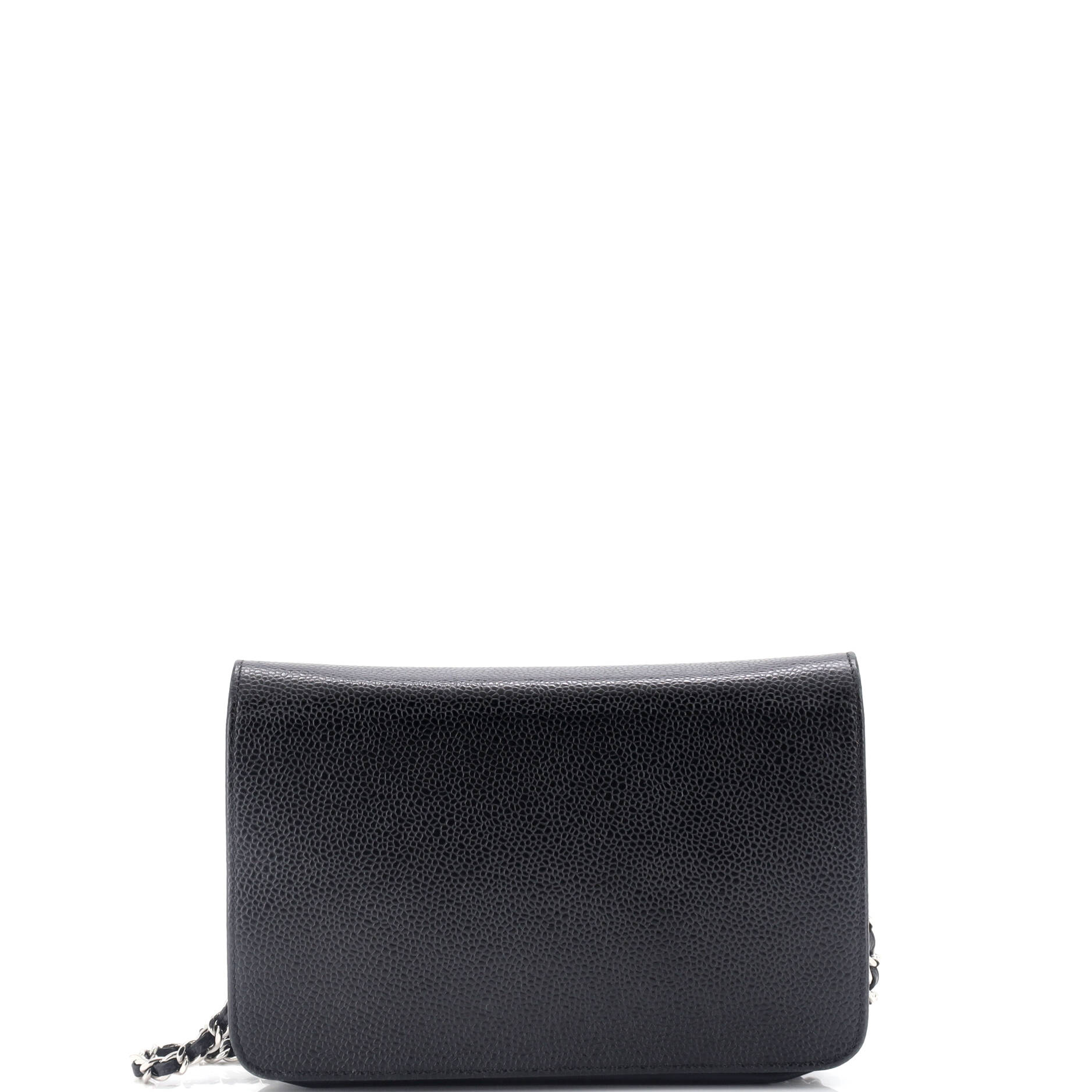 Chanel Timeless Wallet on Chain Caviar