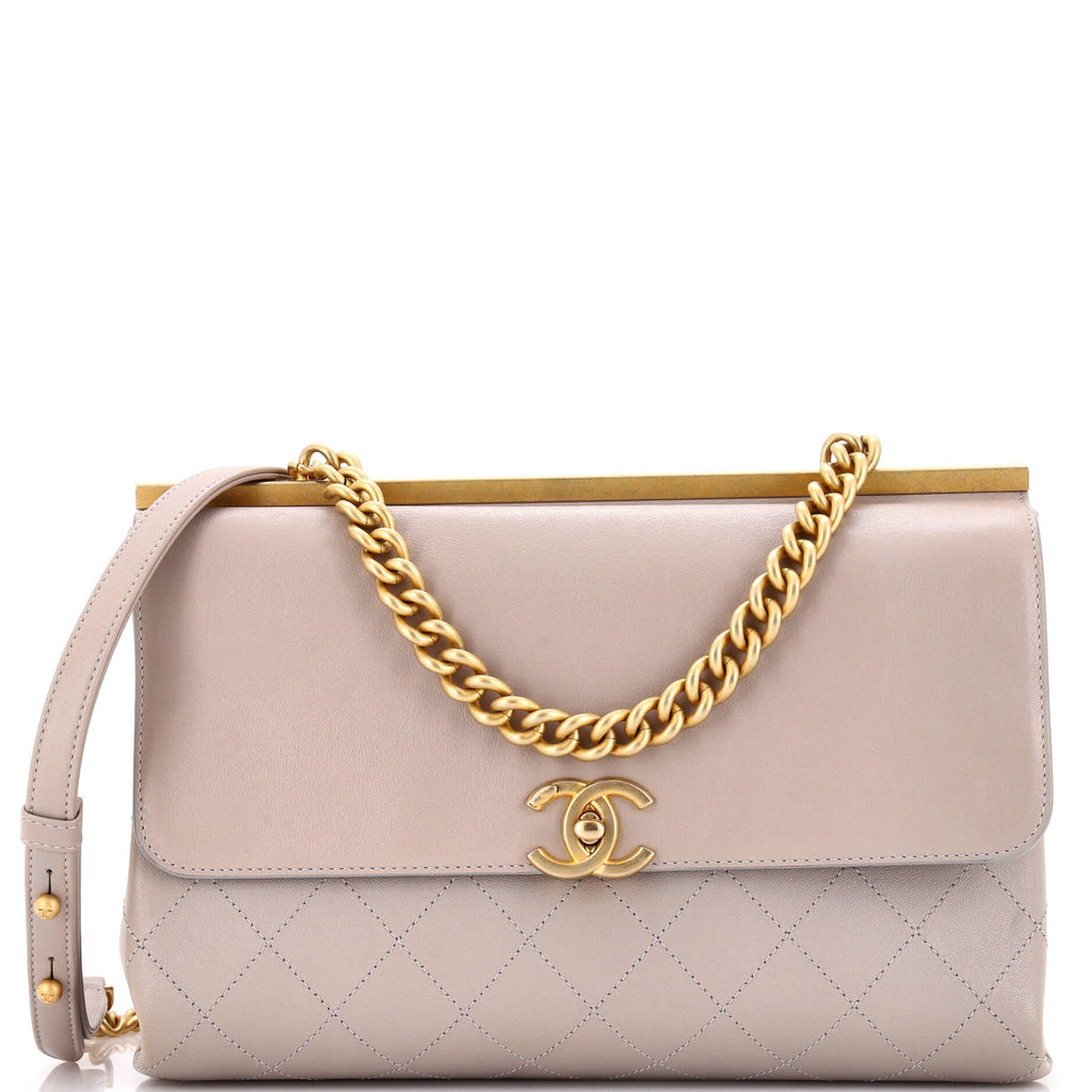 Chanel Coco Luxe Flap Bag Quilted Calfskin Medium