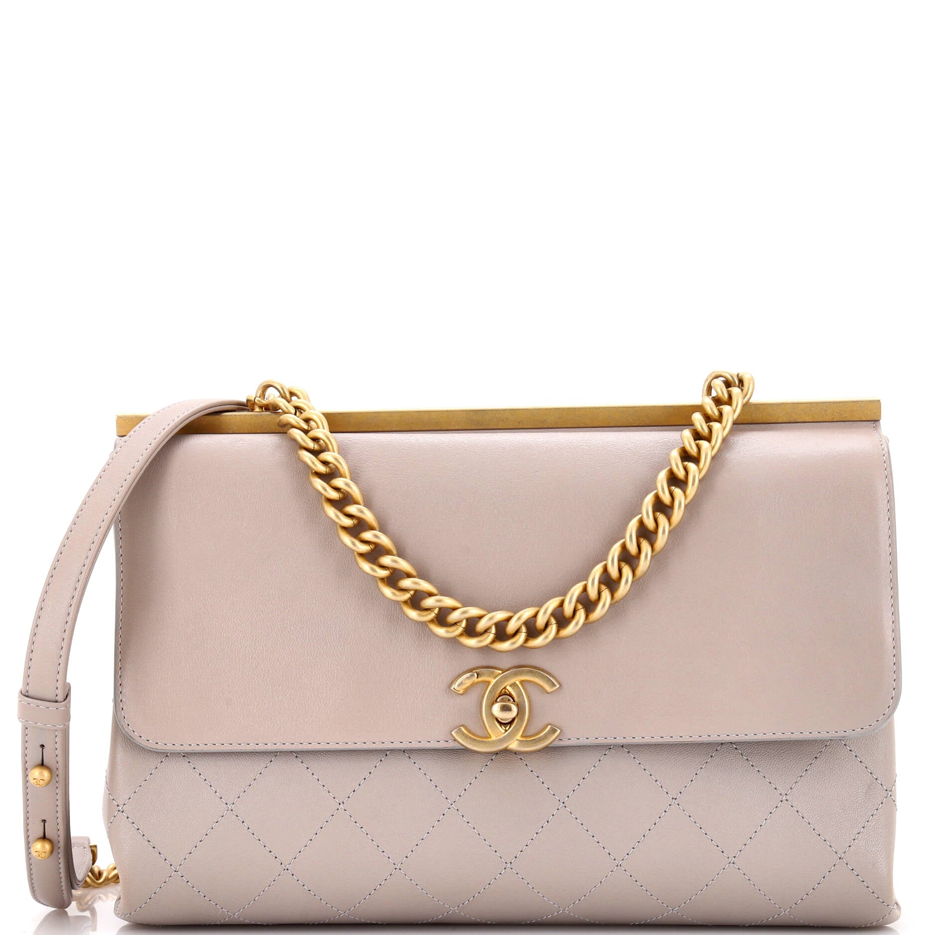 Chanel Coco Luxe Flap Bag Quilted Calfskin Medium