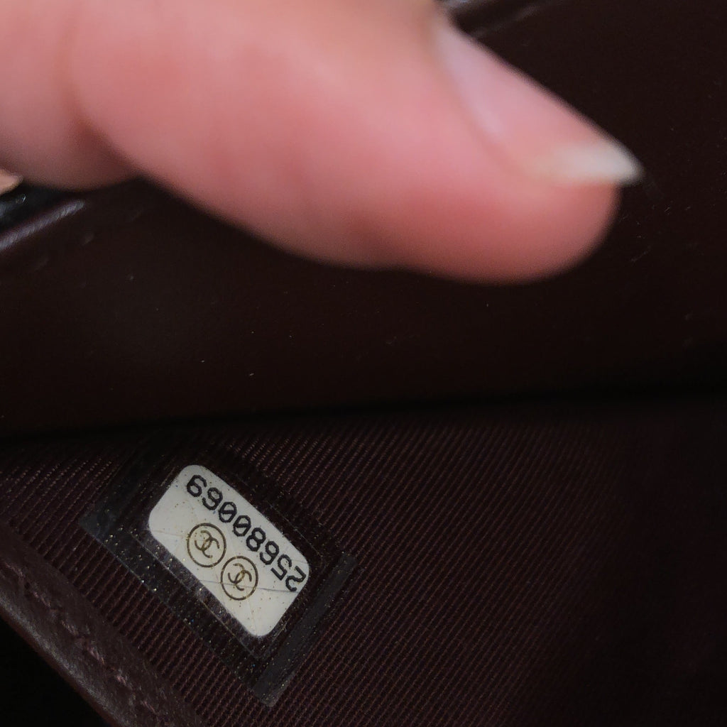 Chanel CC Compact Classic Flap Wallet Quilted Caviar