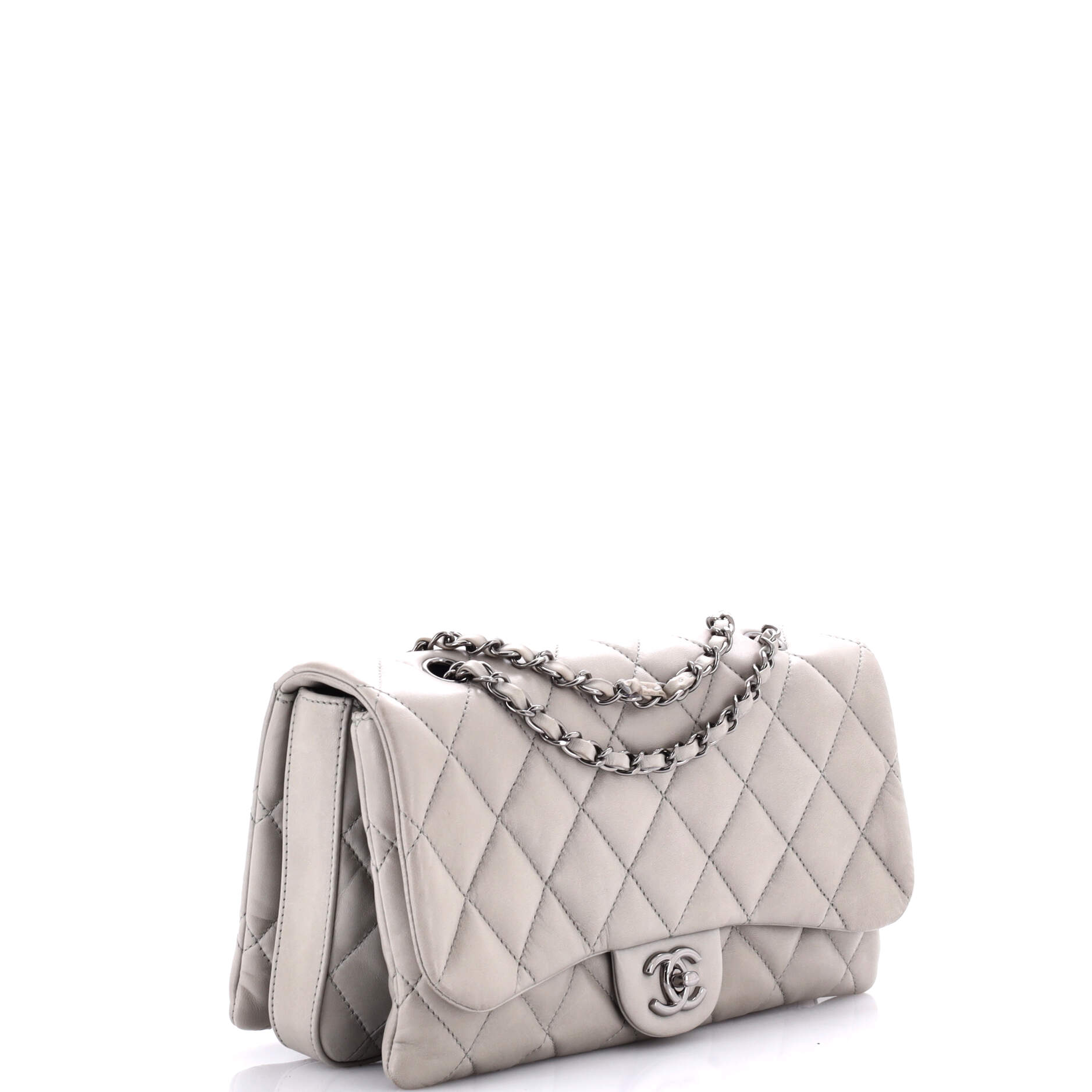 Chanel 3 Flap Bag Quilted Lambskin Jumbo