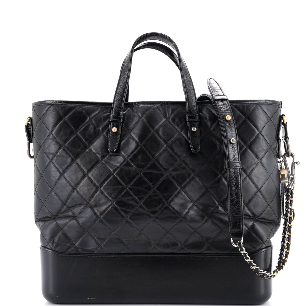 Chanel Gabrielle Shopping Tote Quilted Calfskin Large