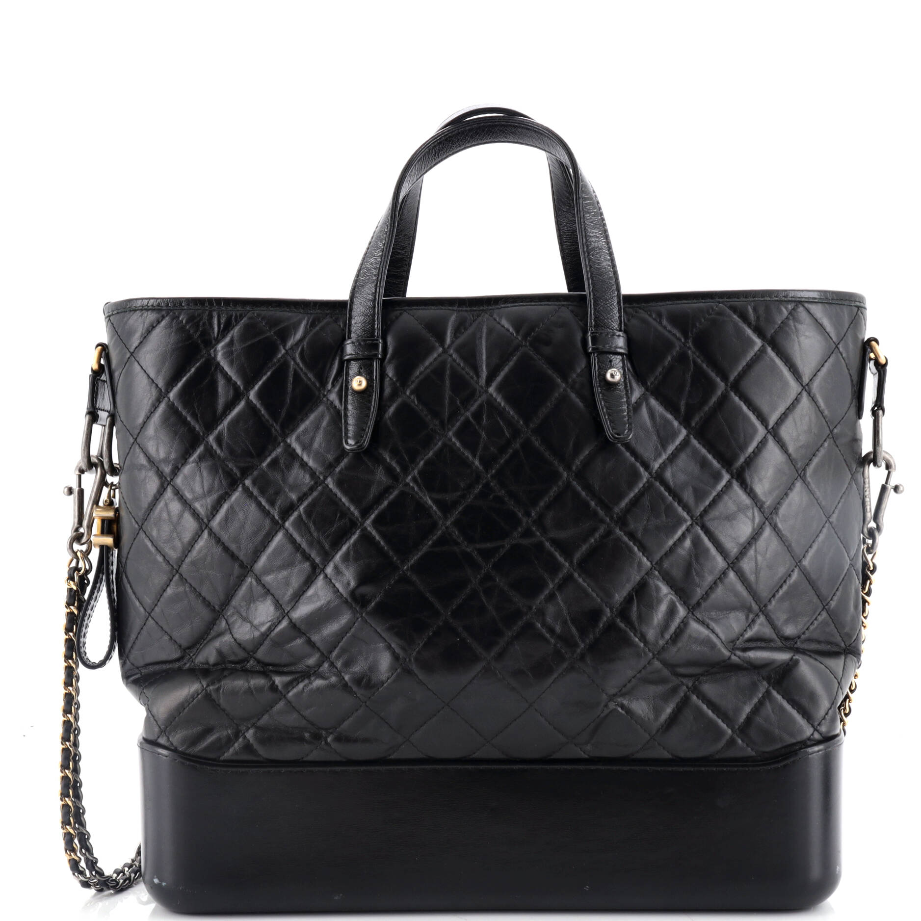 Chanel Gabrielle Shopping Tote Quilted Calfskin Large
