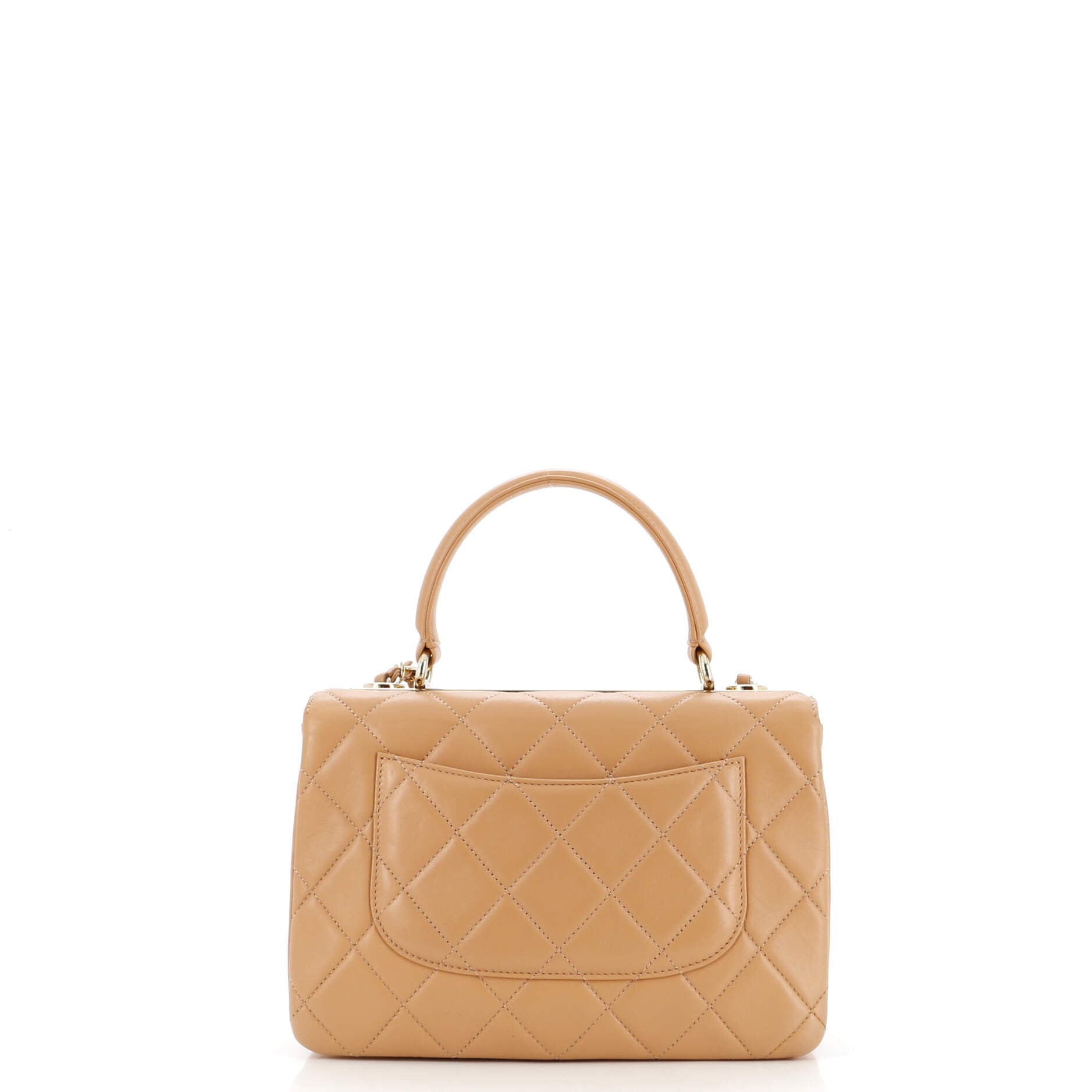 Chanel Trendy CC Top Handle Bag Quilted Lambskin Small