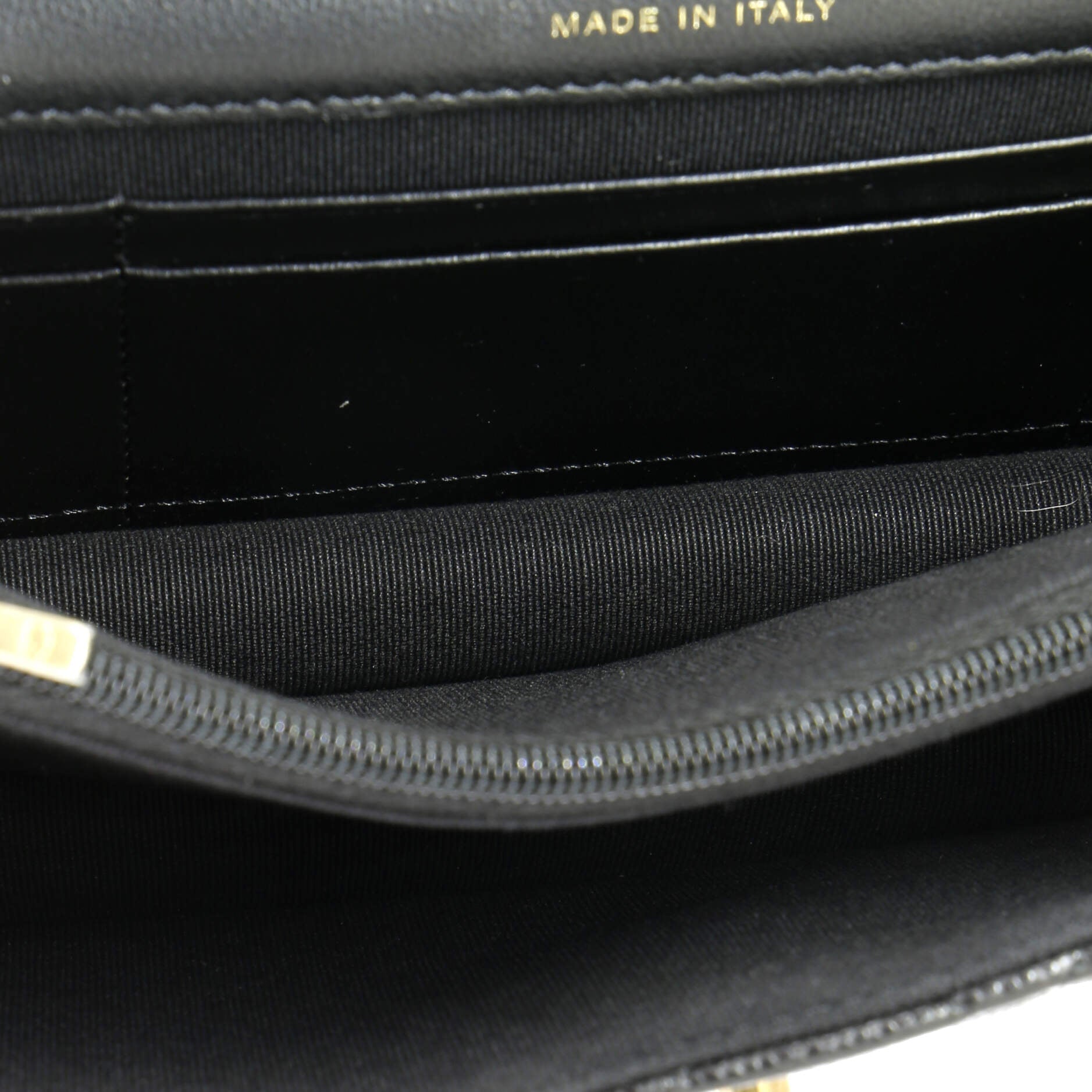 Chanel Mixed Chain Link CC Wallet on Chain Quilted Caviar Small