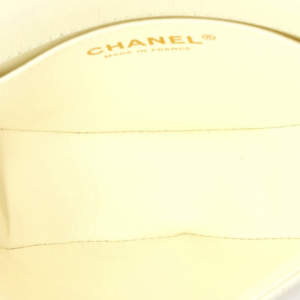 Chanel Boy Curved Messenger Bag Quilted Caviar Small