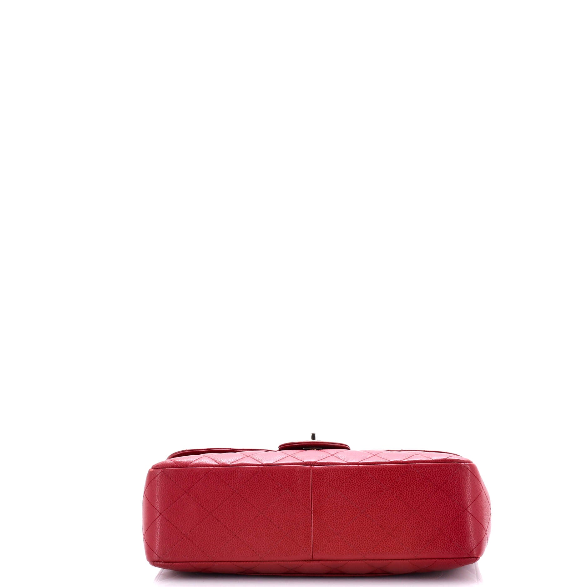 Chanel Classic Single Flap Bag Quilted Caviar Jumbo