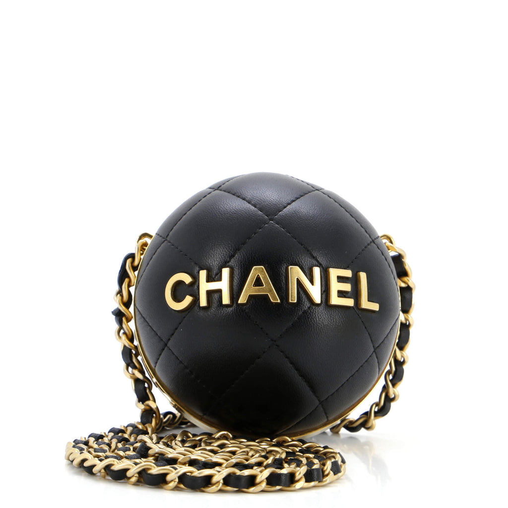 Chanel 22 Sphere Minaudiere Quilted Lambskin
