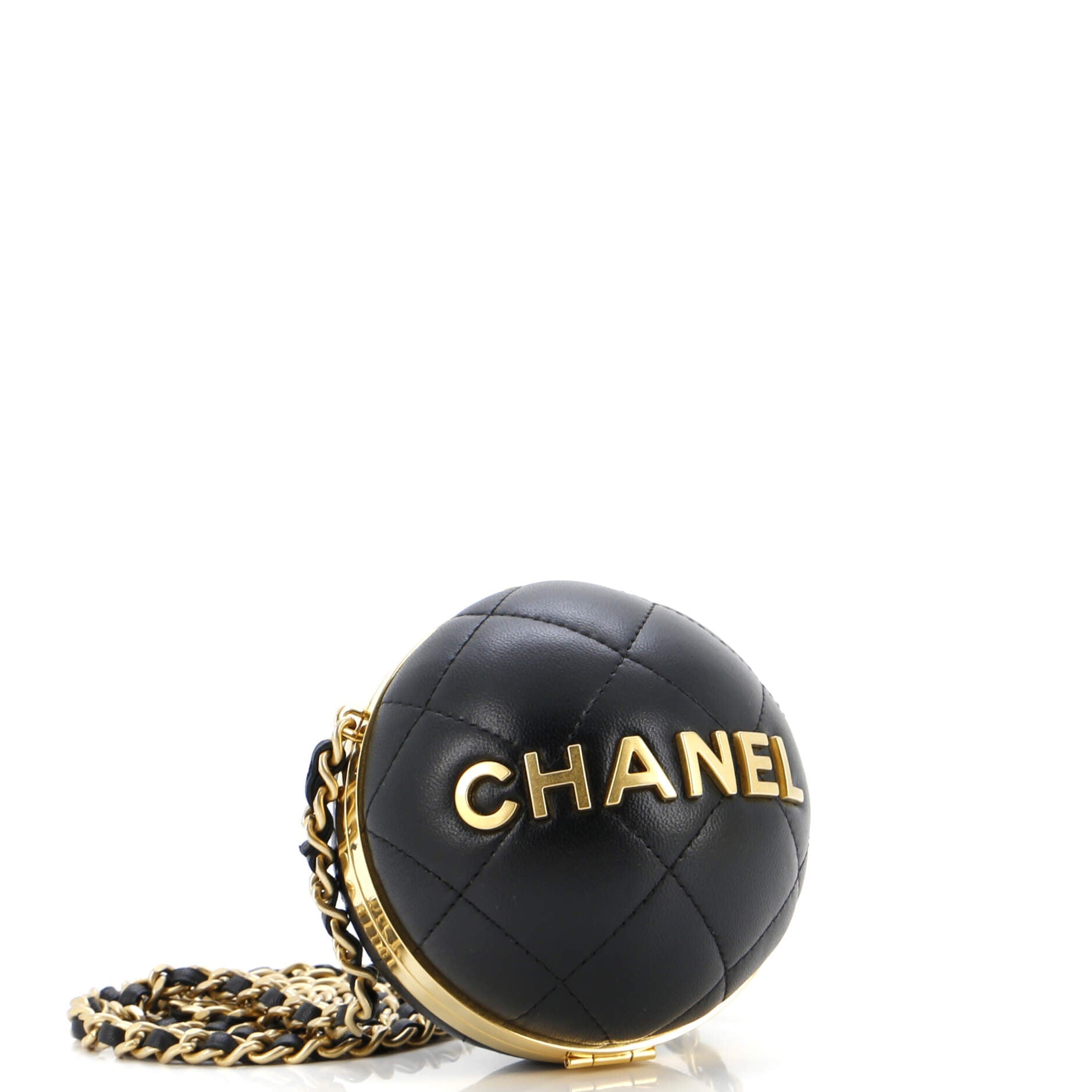 Chanel 22 Sphere Minaudiere Quilted Lambskin