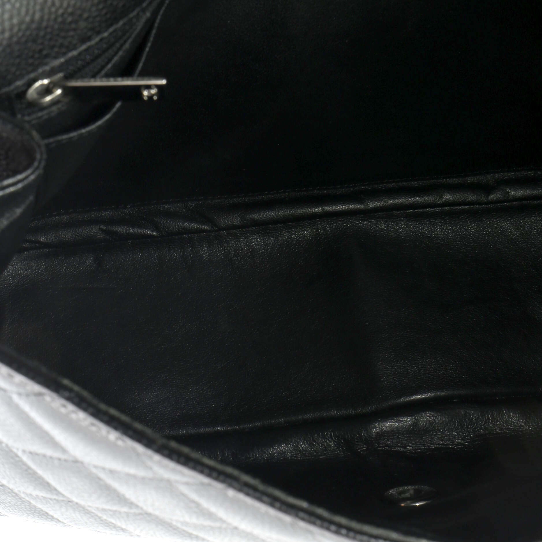 Chanel Classic Single Flap Bag Quilted Caviar Jumbo