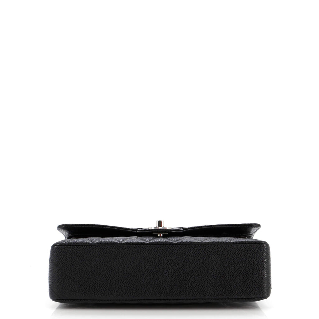 Chanel Classic Double Flap Bag Quilted Caviar Medium