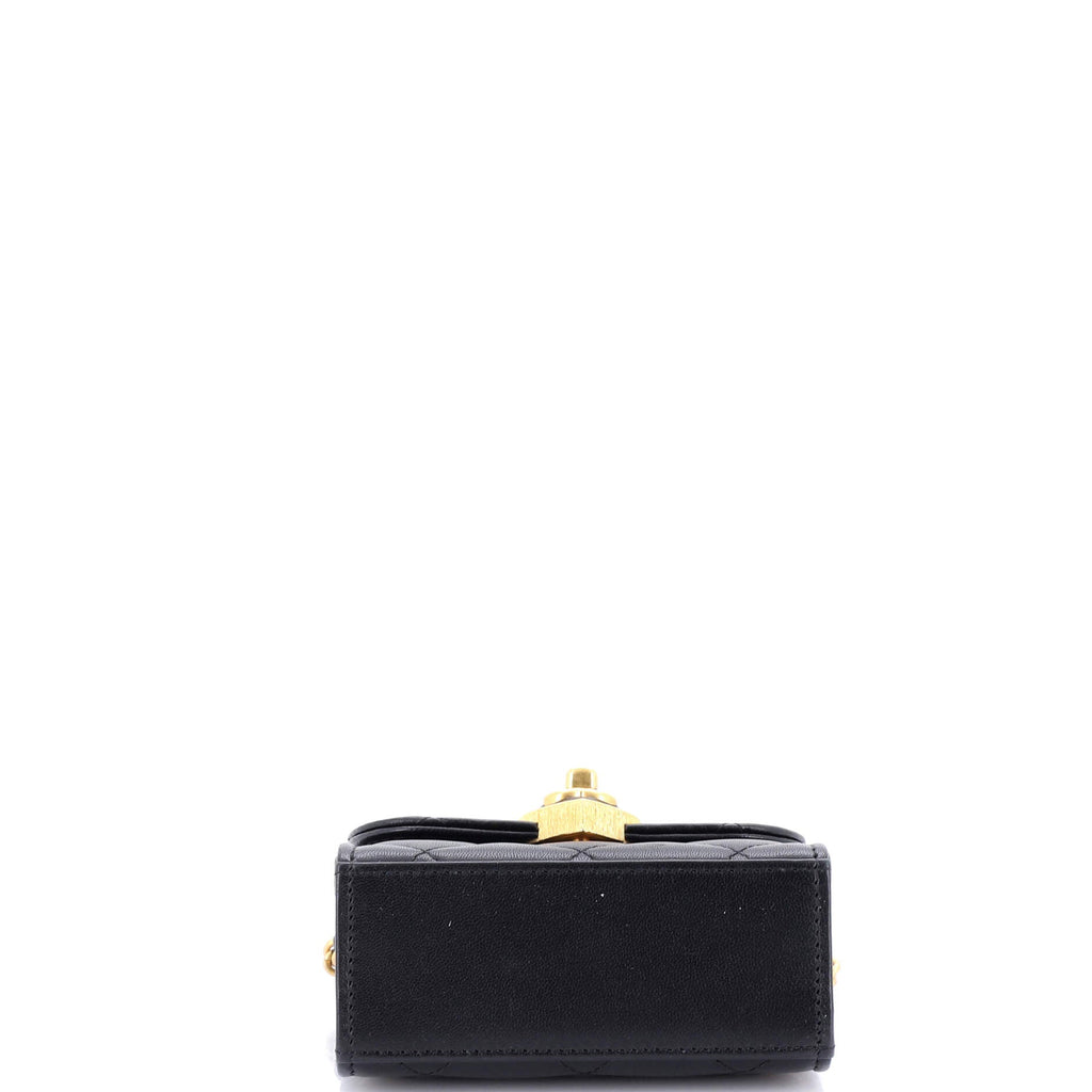 Chanel Coco Love CC Heart Clutch with Chain Quilted Lambskin Mini