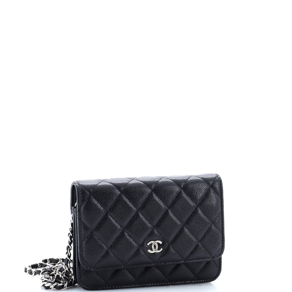 Chanel Wallet on Chain Quilted Caviar Mini