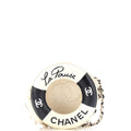 Chanel Lifesaver Round Crossbody Bag Lambskin Small